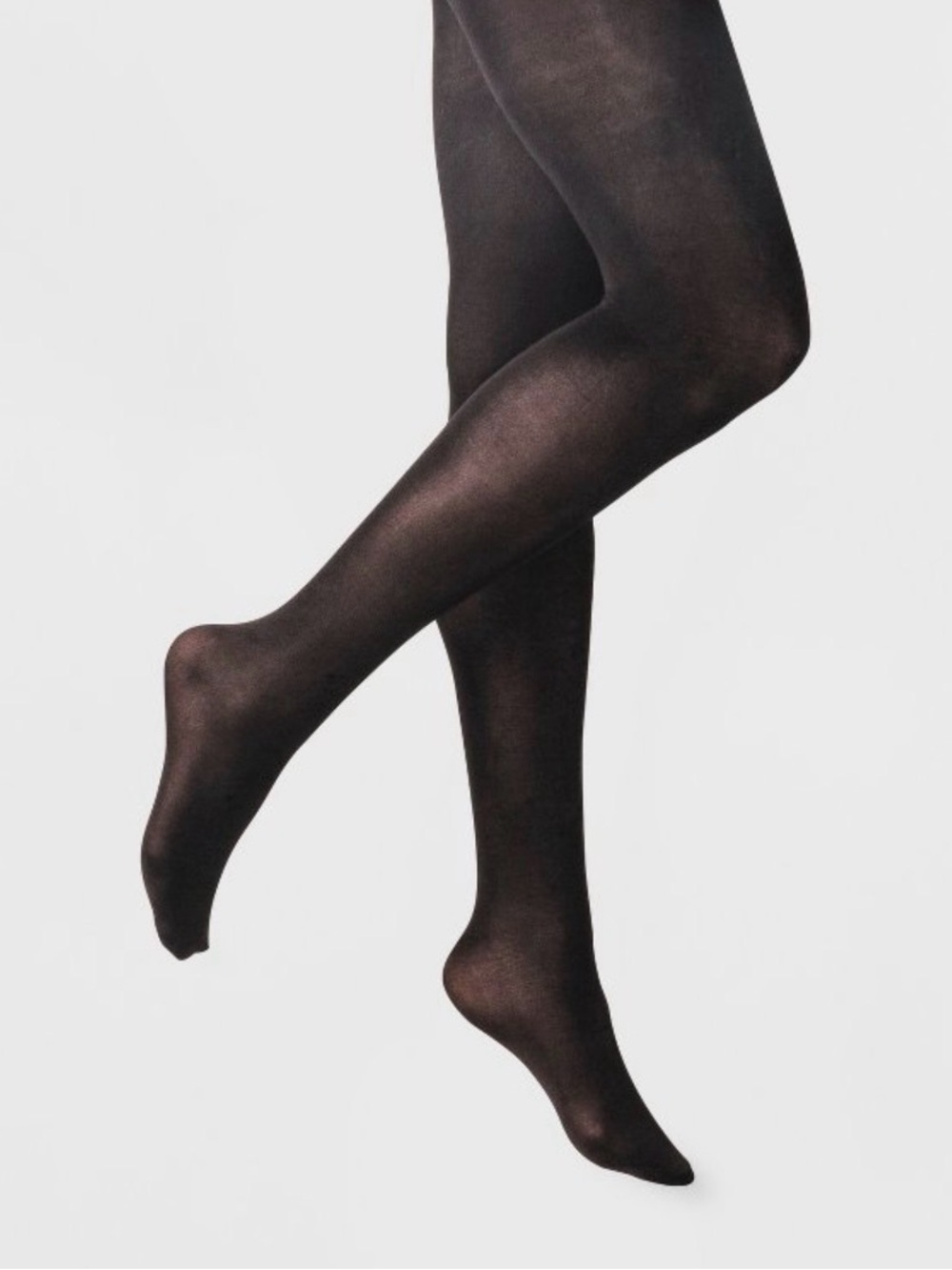 a new day Black Sheer Opaque Women's Tights